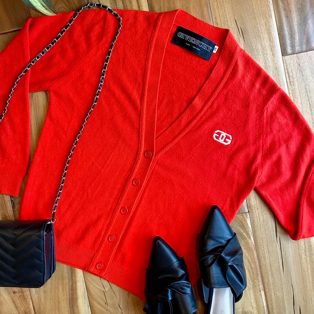 Givenchy Cashmere Blend Monogram Sweater